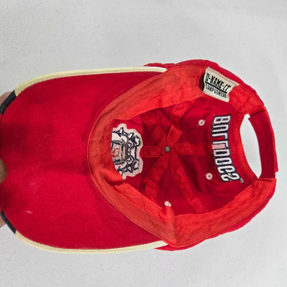 Fresno State Bulldogs Men Hat One‎ Size Red Baseball Cap Logo Embroidered - Picture 6 of 9